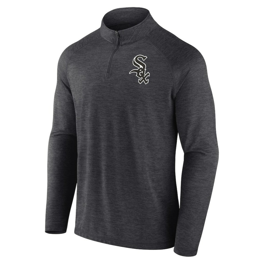 Chicago White Sox Profile Big & Tall Raglan Quarter-Zip Top - MLB