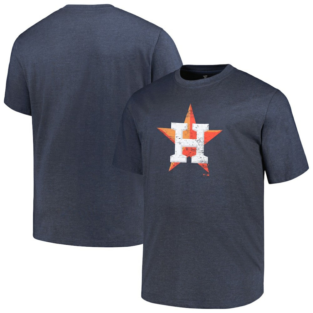Houston Astros Profile Big & Tall Weathered Logo T-Shirt - MLB