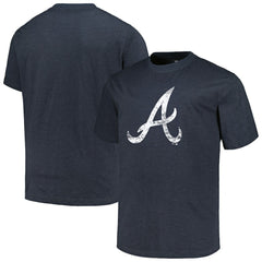 Atlanta Braves Profile Big & Tall Weathered Logo T-Shirt - MLB