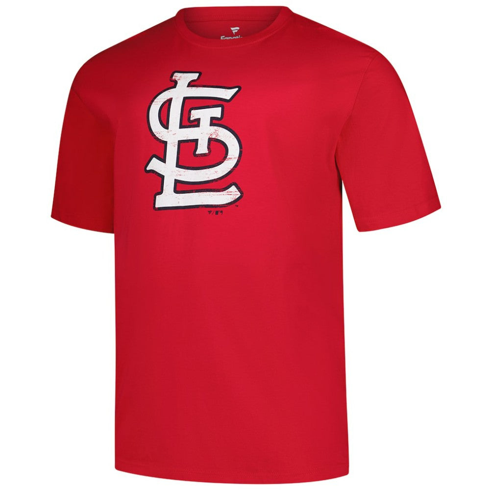 St. Louis Cardinals Profile Big & Tall Weathered Logo T-Shirt - MLB