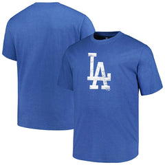 Los Angeles Dodgers Profile Big & Tall Weathered Logo T-Shirt - MLB
