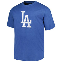 Los Angeles Dodgers Profile Big & Tall Weathered Logo T-Shirt - MLB