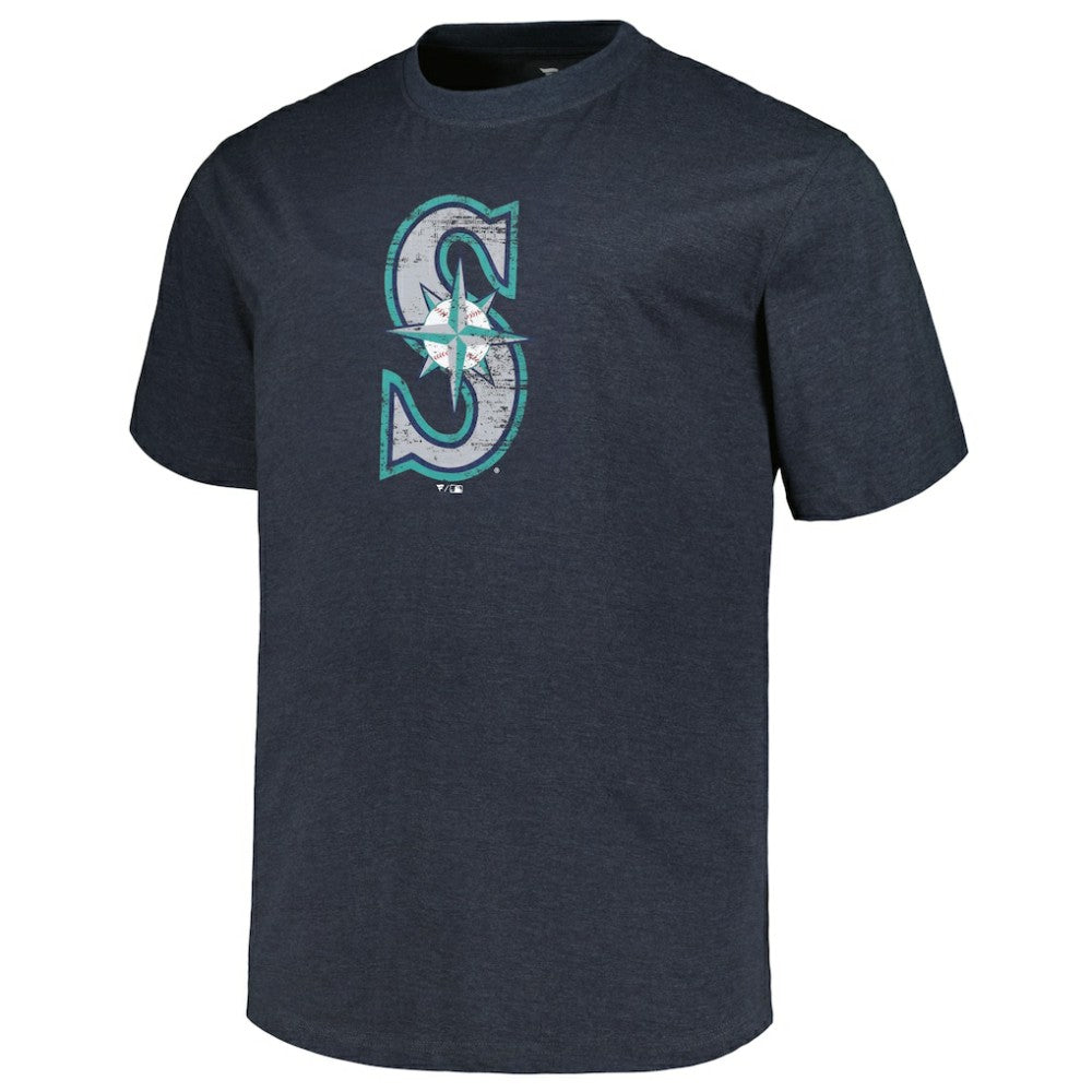 Seattle Mariners Profile Big & Tall Weathered Logo T-Shirt - MLB