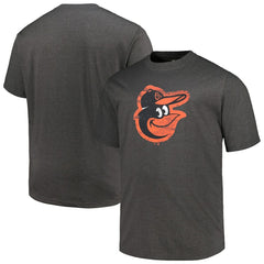 Baltimore Orioles Profile Big & Tall Weathered Logo T-Shirt - MLB