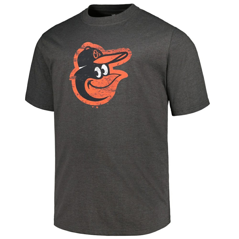 Baltimore Orioles Profile Big & Tall Weathered Logo T-Shirt - MLB