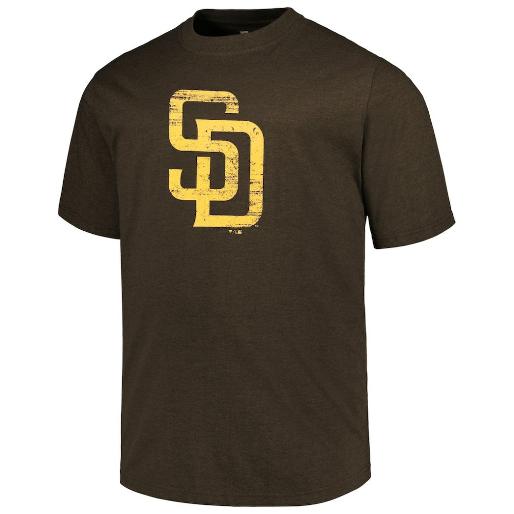 San Diego Padres Profile Big & Tall Weathered Logo T-Shirt - MLB