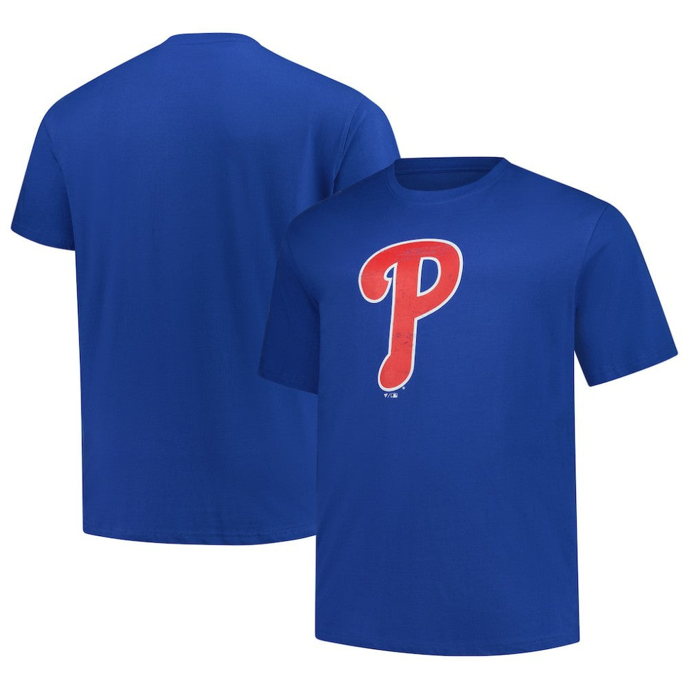 Philadelphia Phillies Profile Big & Tall Weathered Logo T-Shirt - MLB