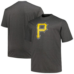 Pittsburgh Pirates Profile Big & Tall Weathered Logo T-Shirt - MLB