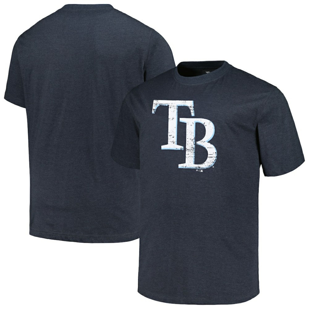Tampa Bay Rays Profile Big & Tall Weathered Logo T-Shirt - MLB