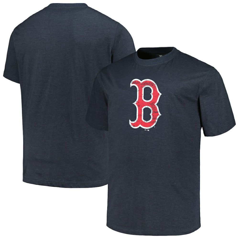 Boston Red Sox Profile Big & Tall Weathered Logo T-Shirt - MLB