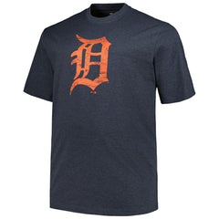 Detroit Tigers Profile Big & Tall Weathered Logo T-Shirt - MLB