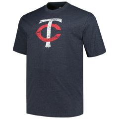 Minnesota Twins Profile Big & Tall Weathered Logo T-Shirt - MLB