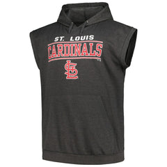 St. Louis Cardinals Profile Big & Tall Muscle Sleeveless Pullover Hoodie - MLB