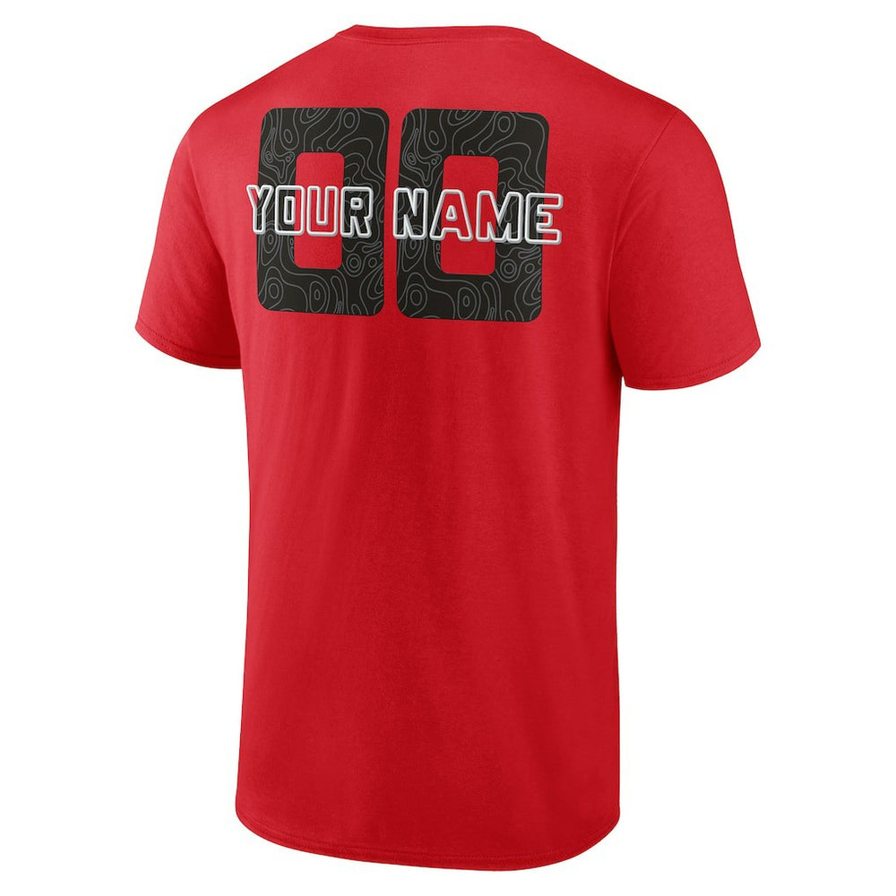 Chicago Bulls Stellar Personalized Name & Number T-Shirt Red - NBA