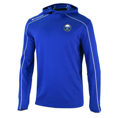 Buffalo Sabres Columbia Omni-Wick Shotgun Long Sleeve Hoodie T-Shirt - Blue - NHL