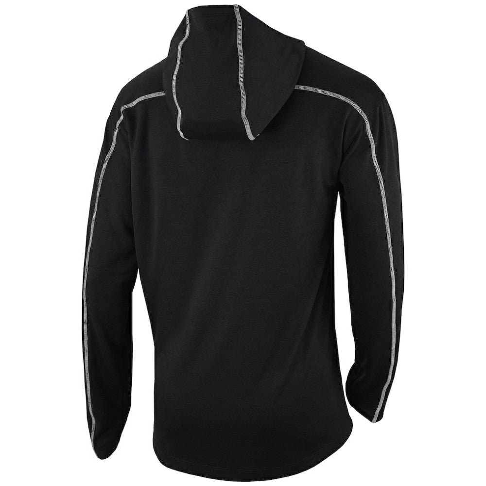 Los Angeles Kings Columbia Omni-Wick Shotgun Long Sleeve Hoodie T-Shirt - Black - NHL