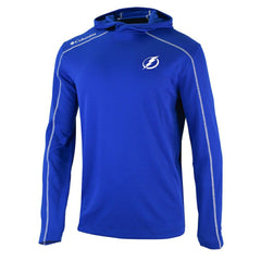 Tampa Bay Lightning Columbia Omni-Wick Shotgun Long Sleeve Hoodie T-Shirt - Blue - NHL