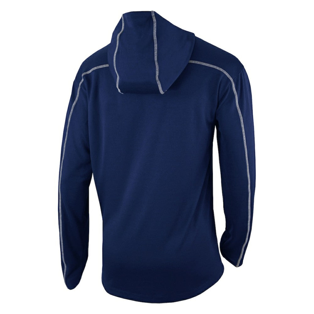 Washington Capitals Columbia Omni-Wick Shotgun Long Sleeve Hoodie T-Shirt - Navy - NHL