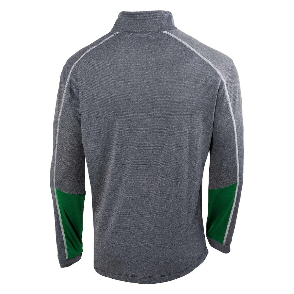 Dallas Stars Columbia Omni-Wick Shotgun 2.0 Quarter-Zip Pullover Top - Gray/Green - NHL