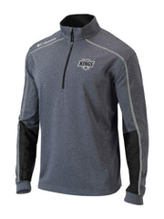Los Angeles Kings Columbia Omni-Wick Shotgun 2.0 Quarter-Zip Pullover Top - Gray/Black - NHL