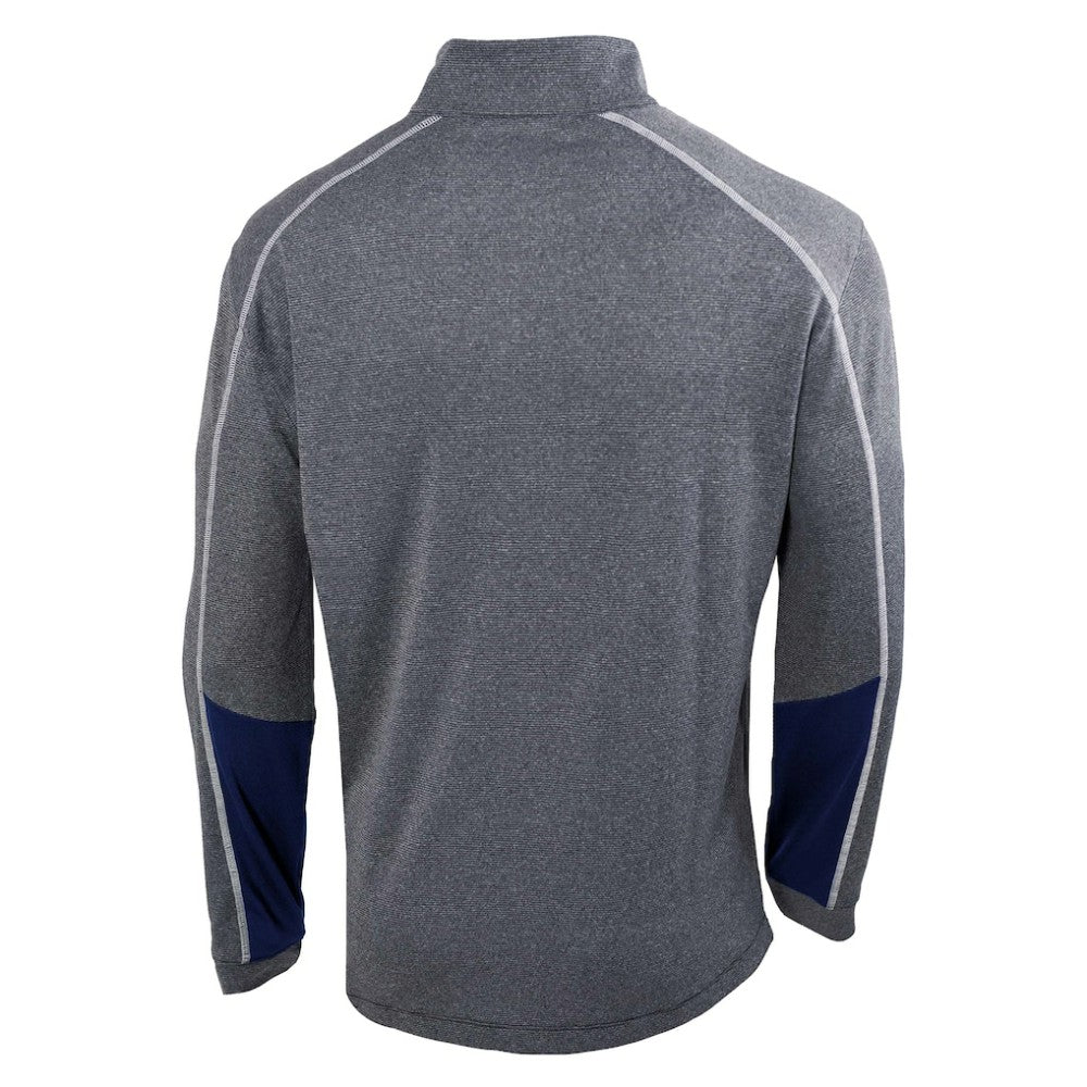 Nashville Predators Columbia Omni-Wick Shotgun 2.0 Quarter-Zip Pullover Top - Gray/Navy - NHL