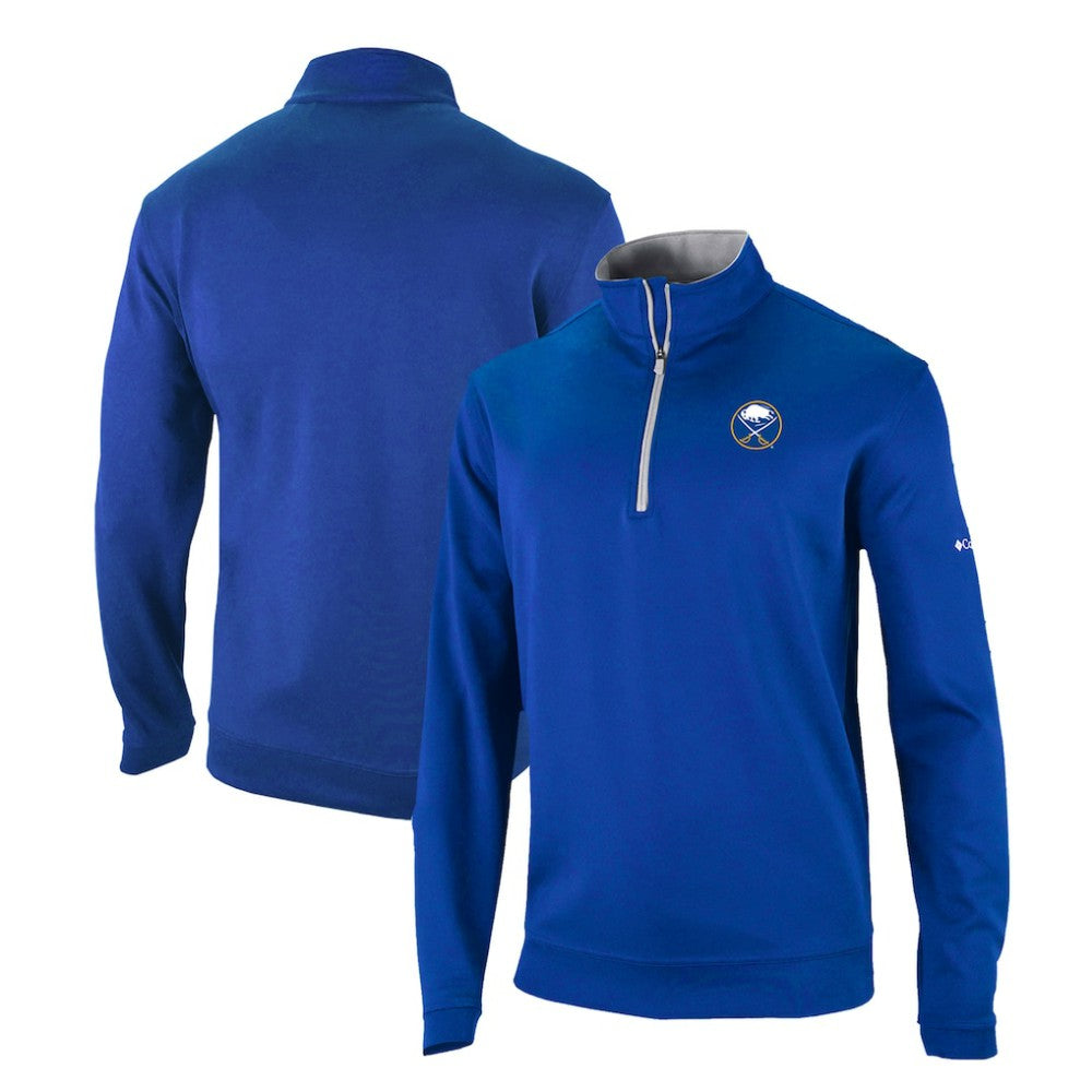 Buffalo Sabres Columbia Omni-Wick Wickhams Hills Half-Zip Pullover Top - Royal - NHL