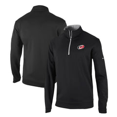 Carolina Hurricanes Columbia Omni-Wick Wickhams Hills Half-Zip Pullover Top - Black - NHL