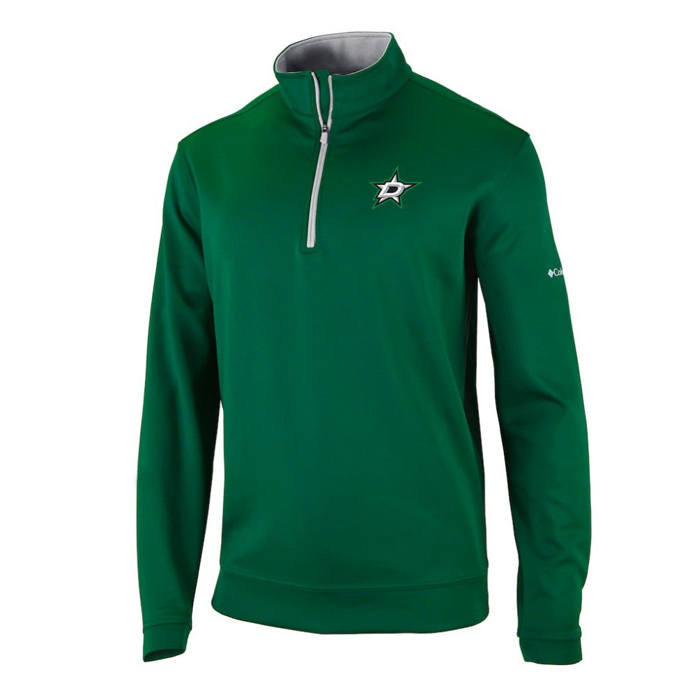 Dallas Stars Columbia Omni-Wick Wickhams Hills Half-Zip Pullover Top - Green - NHL