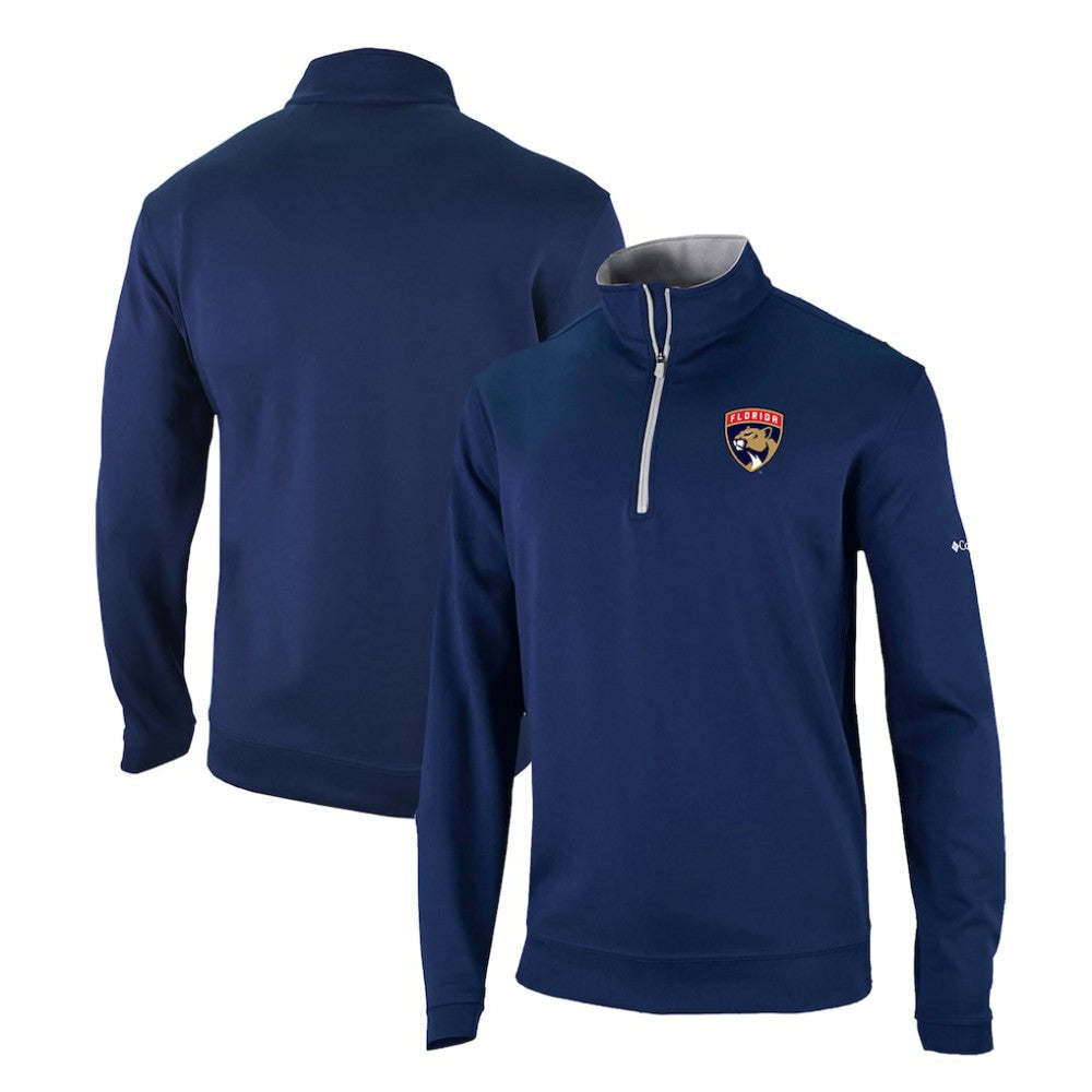 Florida Panthers Columbia Omni-Wick Wickhams Hills Half-Zip Pullover Top - Navy - NHL