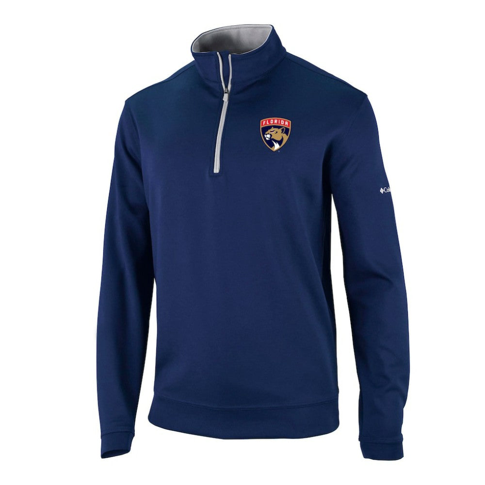 Florida Panthers Columbia Omni-Wick Wickhams Hills Half-Zip Pullover Top - Navy - NHL