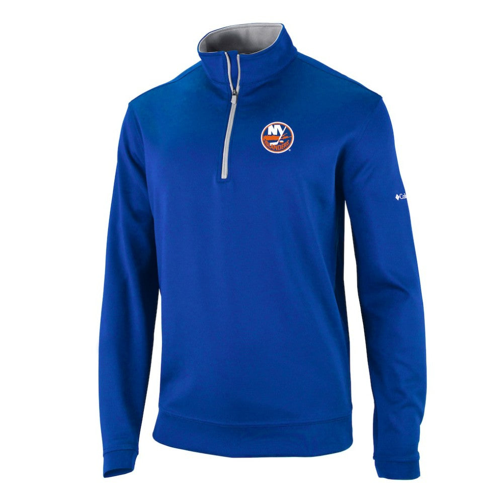 New York Islanders Columbia Omni-Wick Wickhams Hills Half-Zip Pullover Top - Royal - NHL