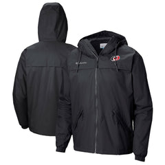 Carolina Hurricanes Columbia Oroville Creek Lightweight Full-Zip Windbreaker Jacket - Black - NHL