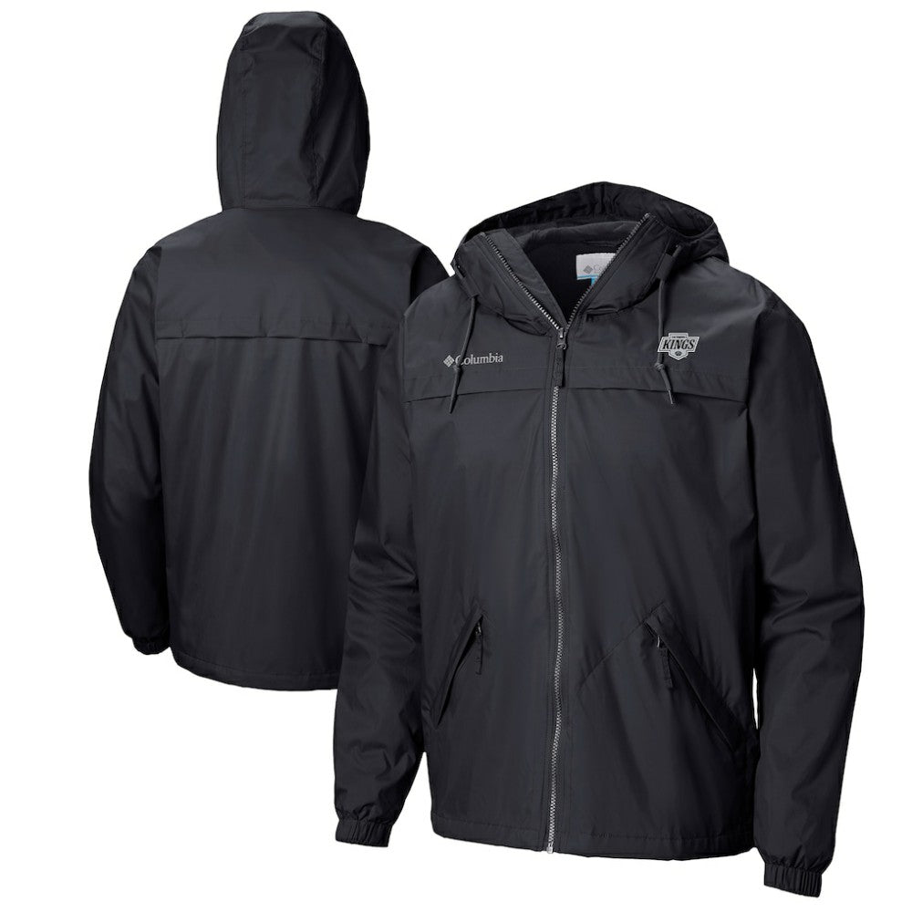 Los Angeles Kings Columbia Oroville Creek Lightweight Full-Zip Windbreaker Jacket - Black - NHL