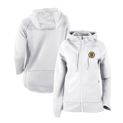 Boston Bruins Columbia Women's Omni-Wick Pack It Up Full-Zip Jacket - White - NHL
