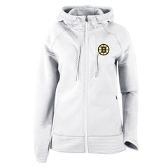 Boston Bruins Columbia Women's Omni-Wick Pack It Up Full-Zip Jacket - White - NHL