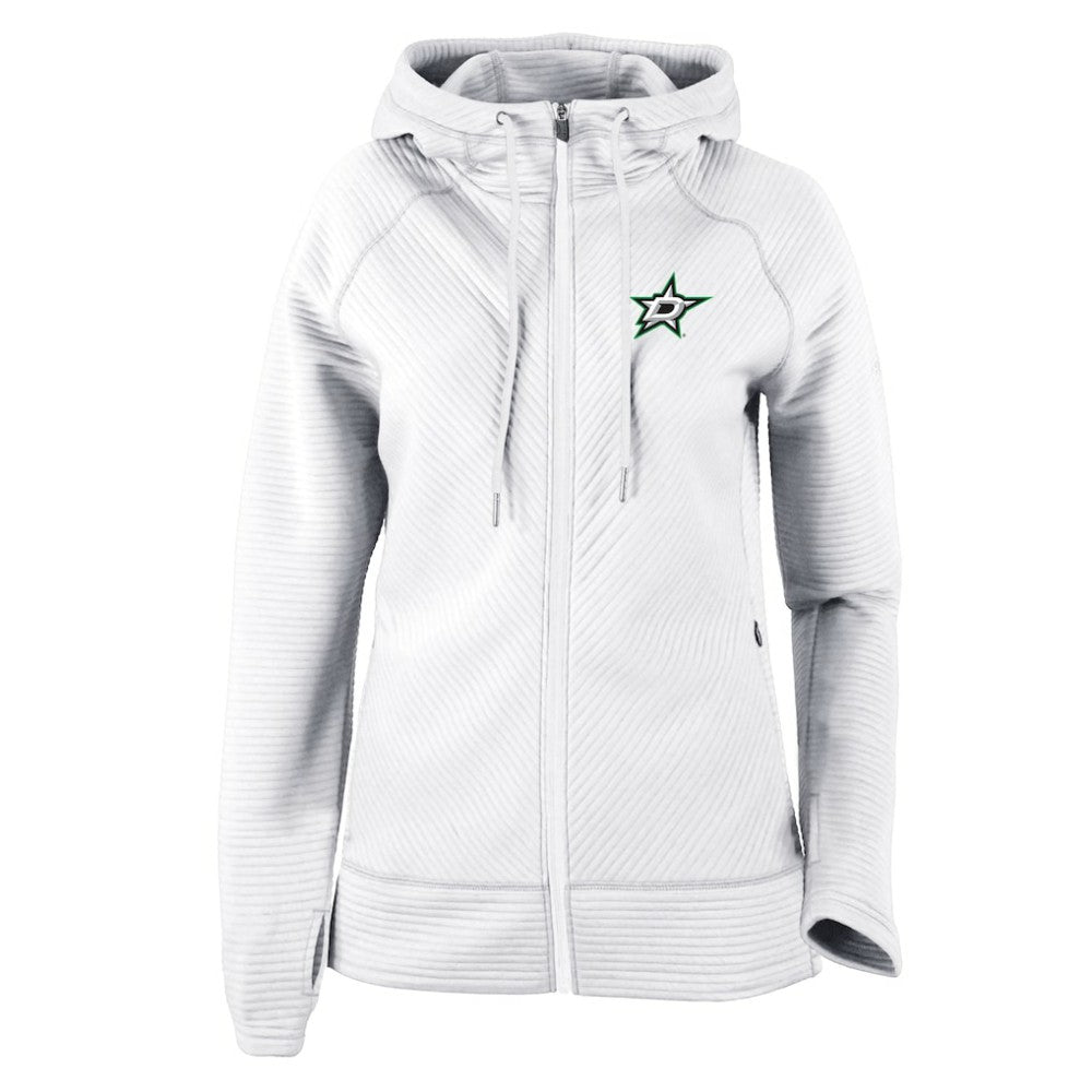 Dallas Stars Columbia Women's Omni-Wick Pack It Up Full-Zip Jacket - White - NHL