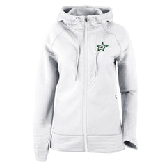 Dallas Stars Columbia Women's Omni-Wick Pack It Up Full-Zip Jacket - White - NHL