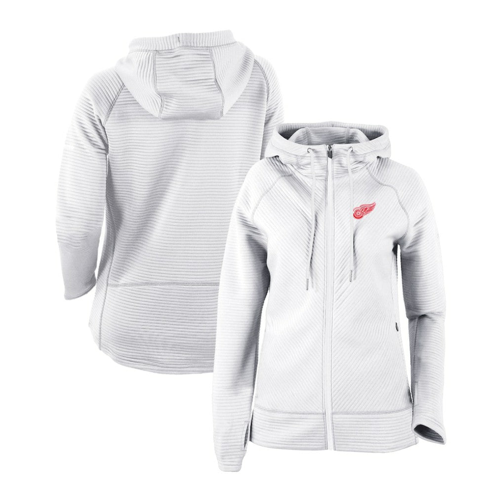 Detroit Red Wings Columbia Women's Omni-Wick Pack It Up Full-Zip Jacket - White - NHL