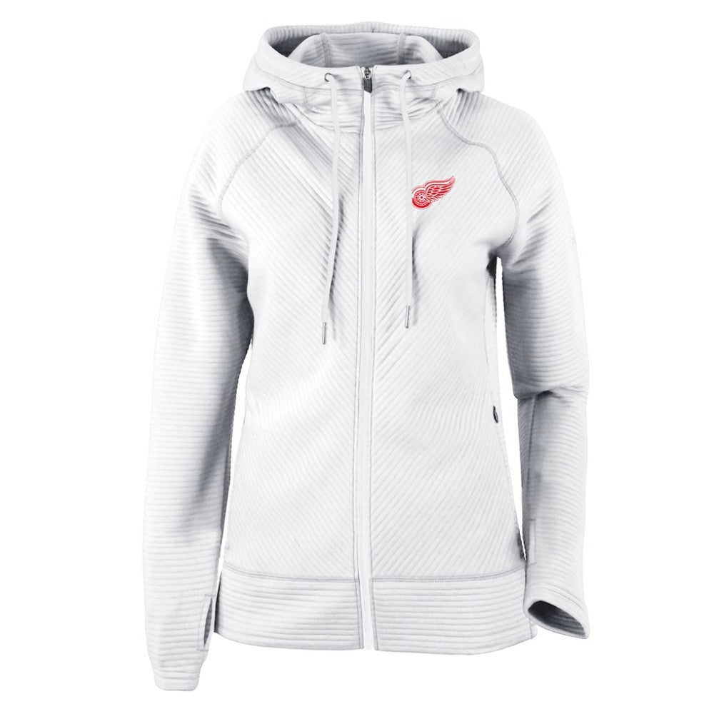 Detroit Red Wings Columbia Women's Omni-Wick Pack It Up Full-Zip Jacket - White - NHL