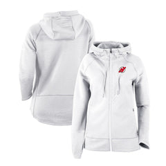 New Jersey Devils Columbia Women's Omni-Wick Pack It Up Full-Zip Jacket - White - NHL