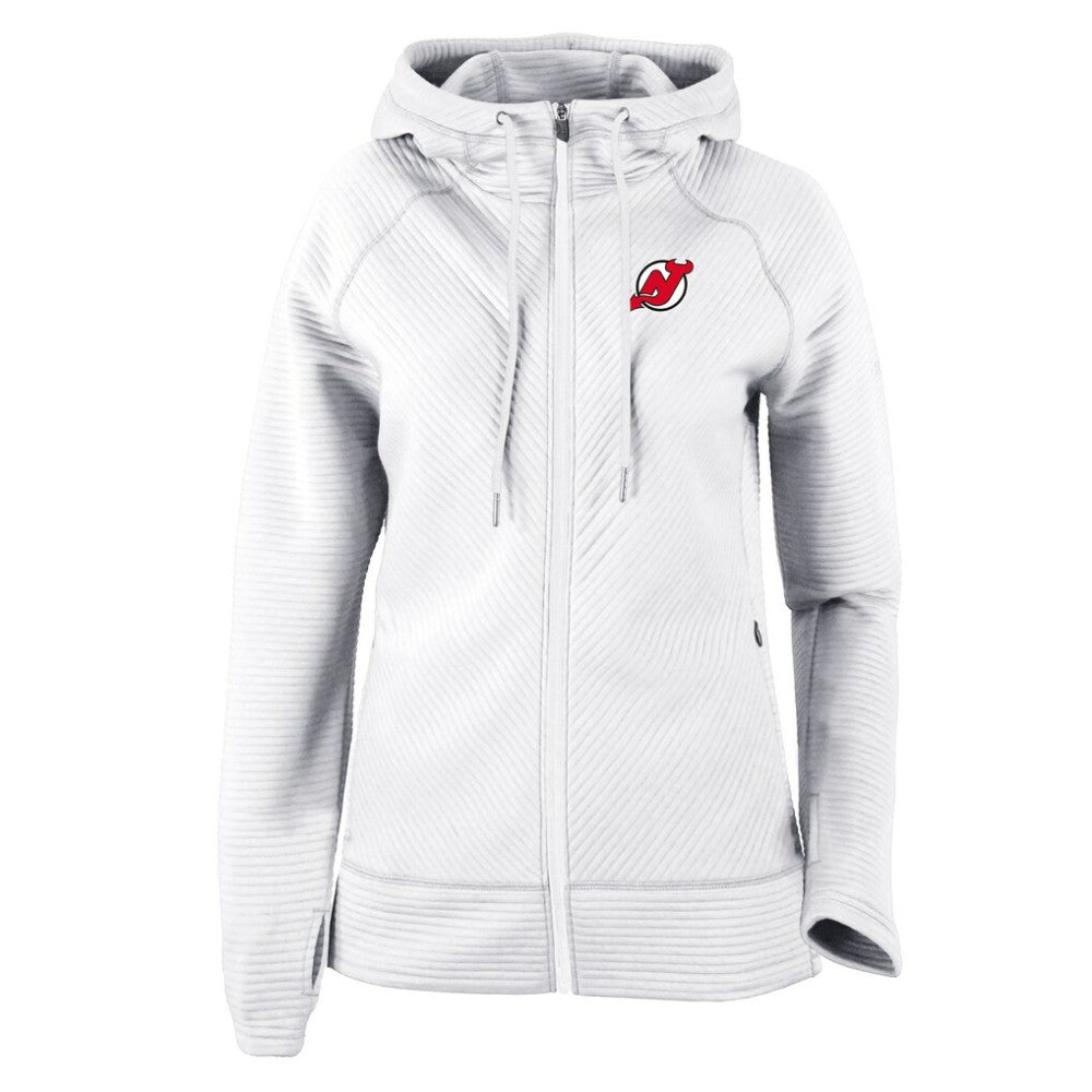 New Jersey Devils Columbia Women's Omni-Wick Pack It Up Full-Zip Jacket - White - NHL