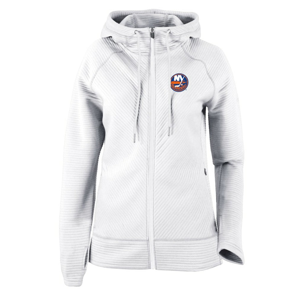 New York Islanders Columbia Women's Omni-Wick Pack It Up Full-Zip Jacket - White - NHL