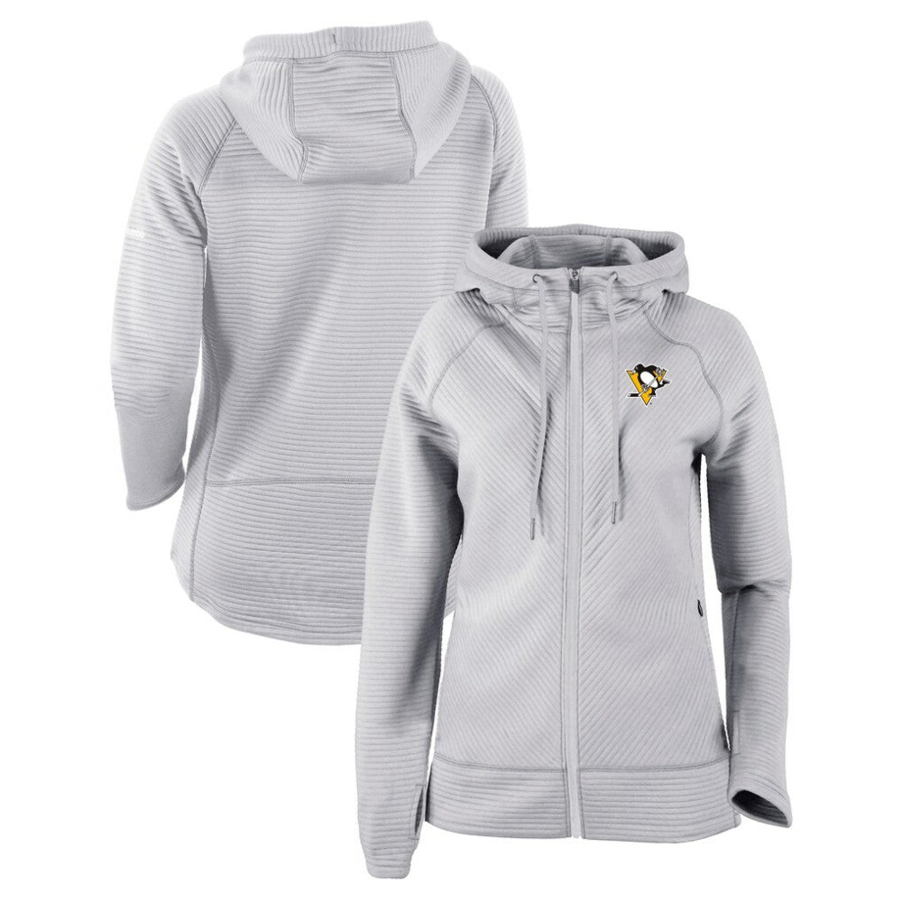 Pittsburgh Penguins Columbia Women's Omni-Wick Pack It Up Full-Zip Jacket - Gray - NHL