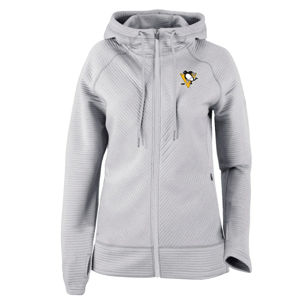 Pittsburgh Penguins Columbia Women's Omni-Wick Pack It Up Full-Zip Jacket - Gray - NHL
