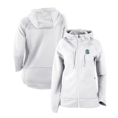 Seattle Kraken Columbia Women's Omni-Wick Pack It Up Full-Zip Jacket - White - NHL