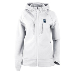 Seattle Kraken Columbia Women's Omni-Wick Pack It Up Full-Zip Jacket - White - NHL