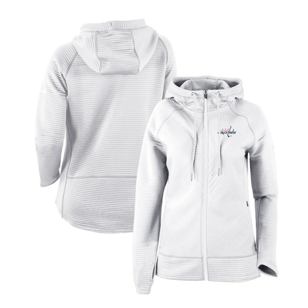 Washington Capitals Columbia Women's Omni-Wick Pack It Up Full-Zip Jacket - White - NHL