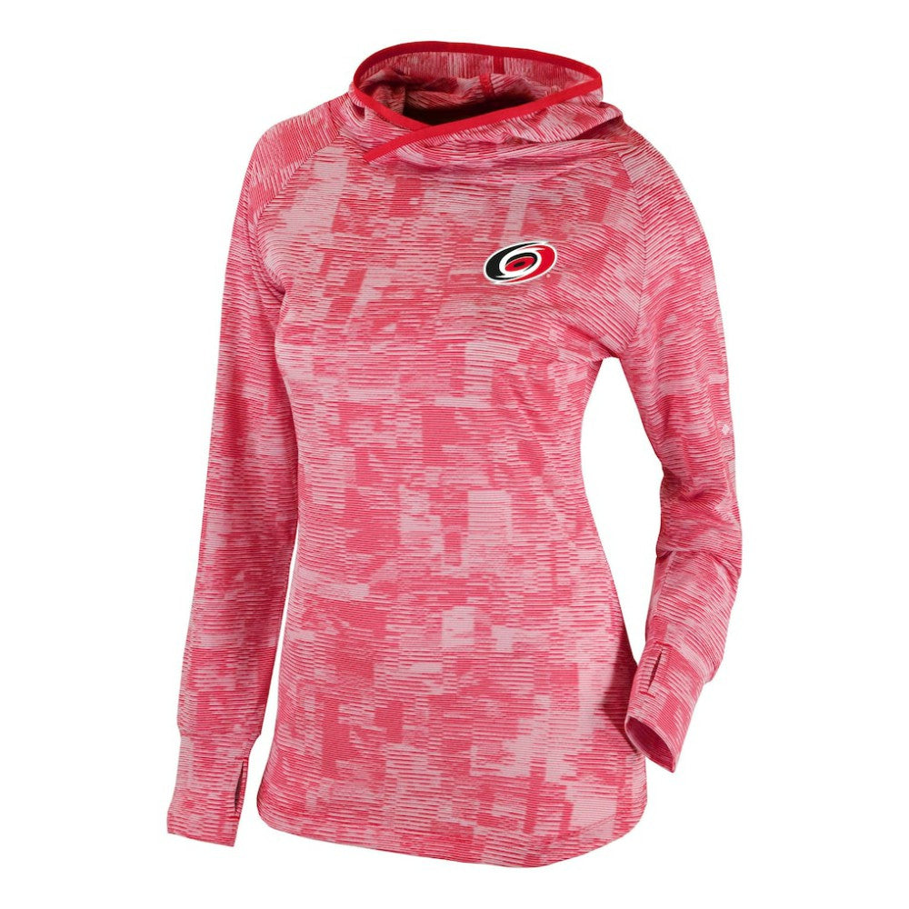 Carolina Hurricanes Columbia Women's Omni-Wick Sunday Ball Pullover Hoodie - Red - NHL