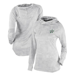 Dallas Stars Columbia Women's Omni-Wick Sunday Ball Pullover Hoodie - White - NHL