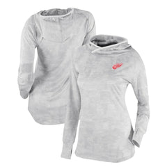 Detroit Red Wings Columbia Women's Omni-Wick Sunday Ball Pullover Hoodie - White - NHL